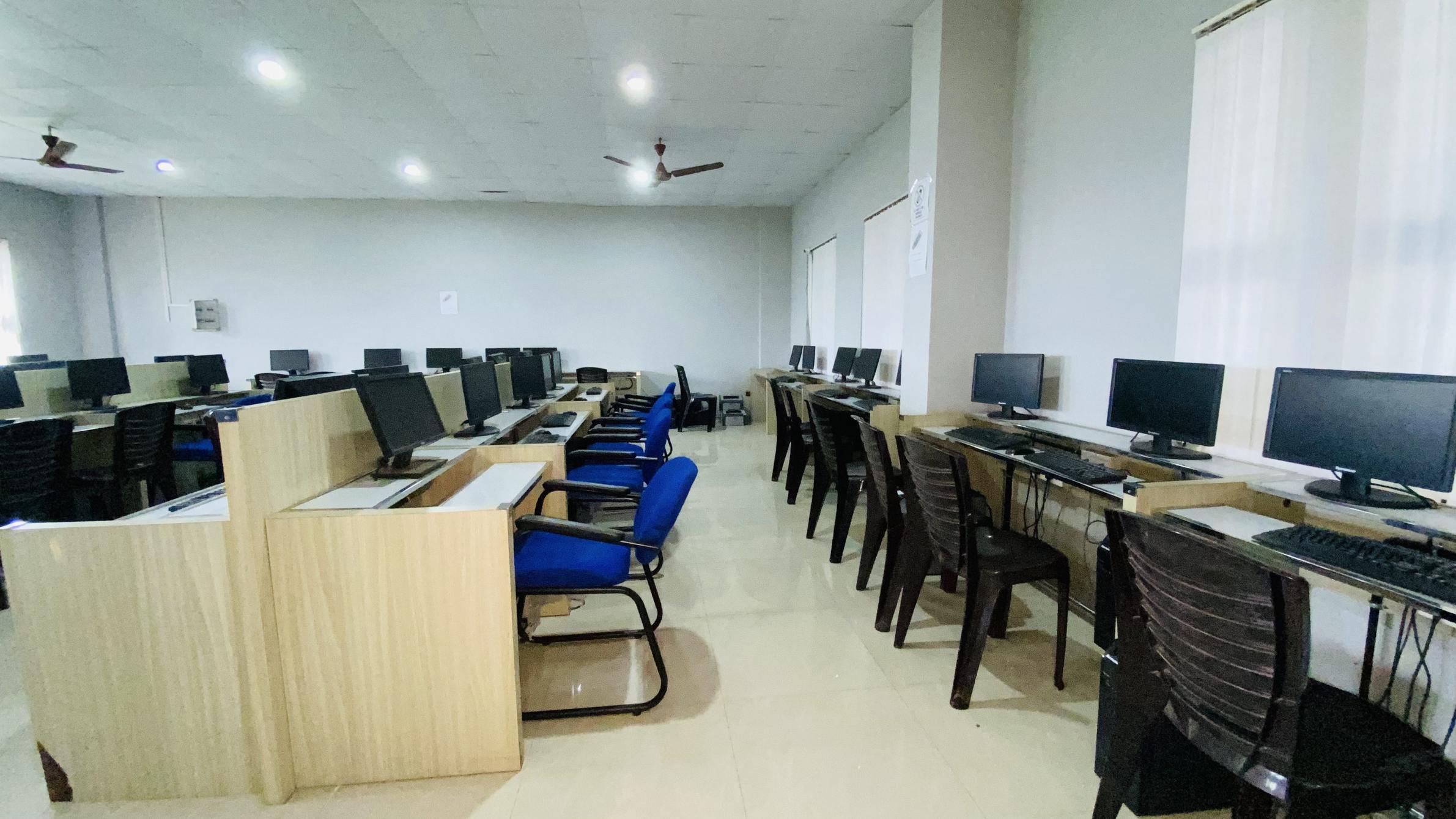 Computer Engineering lab with workstations